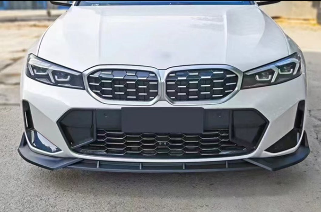 ABS GLOSSY BLACK FRONT BUMPER LIP fit for BMW【G20/G21 LCI M340 330 320 M Sport】【G20 LCI FD】