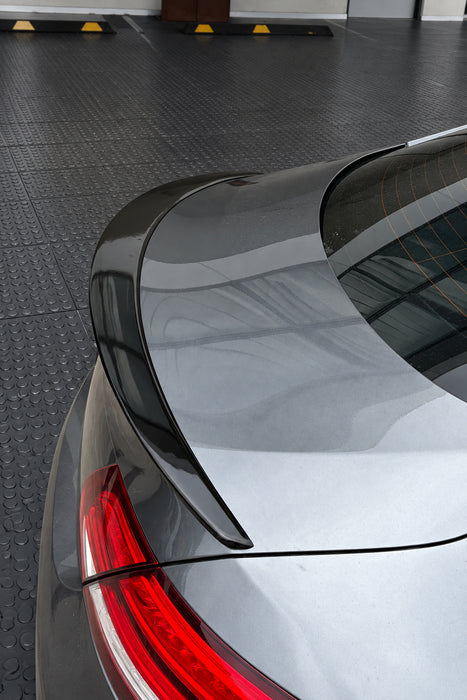 ABS Gloss Black Rear Bumper Boot Lip Spoiler for MERCEDES-BENZ C CLASS【C205 COUPE】【Large AMG Style】