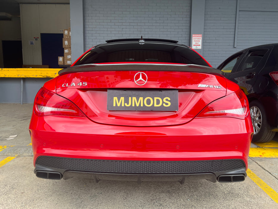 Carbon Fibre Rear Trunk Boot Spoiler for Mercedes-Benz CLA Class【C117 Coupe/Sedan】13-19【FD Style】