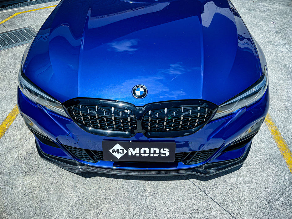 Carbon Fibre Front Bumper Lip for BMW【G20/G21 M340 330/320 Pre-LCI M Sport】