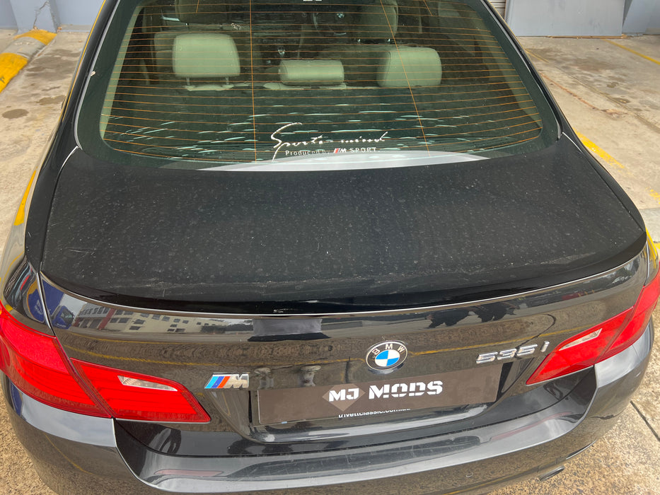 Gloss Black Rear Boot Lip Spoiler for BMW【F10 M5 520i 520d 528i 530i 535i】【MP】