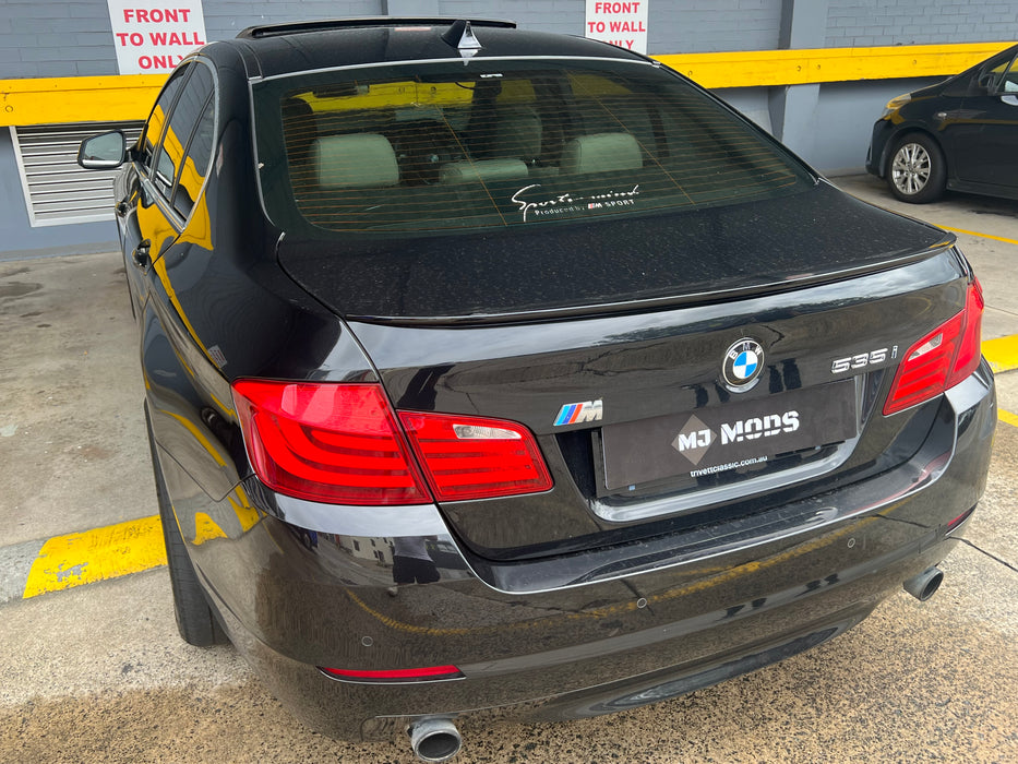 Gloss Black Rear Boot Lip Spoiler for BMW【F10 M5 520i 520d 528i 530i 535i】【MP】