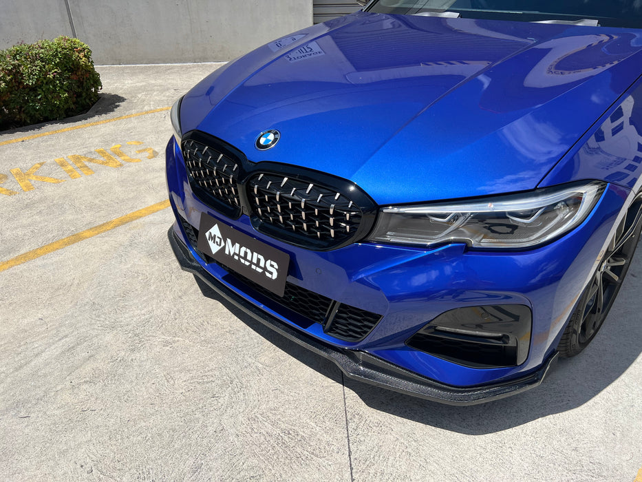 ABS Chrome and Black Front Grille fit for BMW【G20/G21 M340 330/320】【Diamond】2018-2022 Pre-LCI