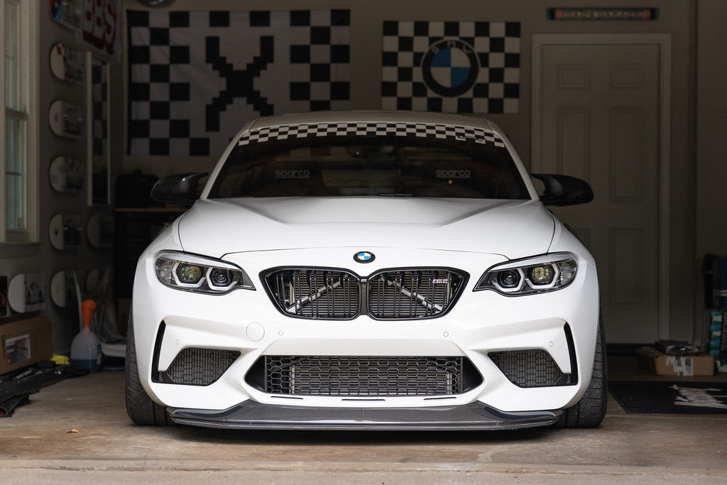 Carbon Fibre Front Bumper Lip for BMW F87 M2C【Competition Edition】【M2C-GTS Style】