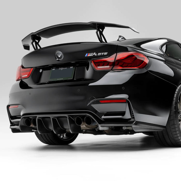 Gloss Black GT Wing Boot Trunk Spoiler Universally Fit For F80 F82 F87 F32 F30 M4 435i Coupes 【V style】