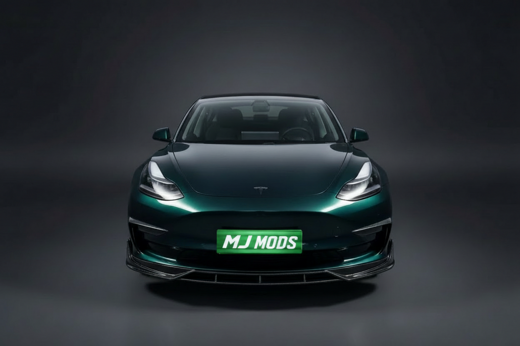 ABS GLOSSY BLACK Full Body Kit for【Tesla Model 3】2019-2022