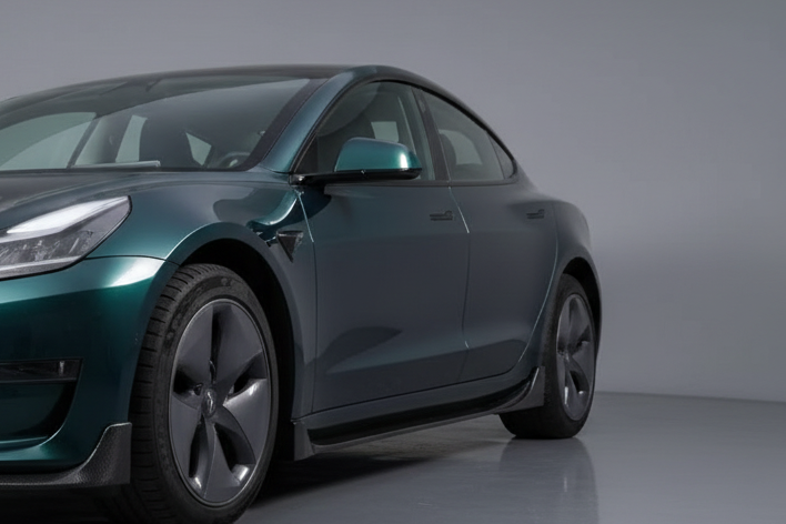 ABS GLOSSY BLACK Full Body Kit for【Tesla Model 3】2019-2022