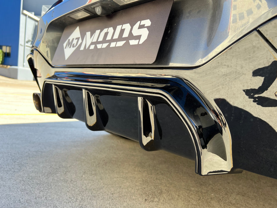 ABS Glossy Black Rear Bumper Diffuser for BMW 1 Series【F20 125/120/118 M Sport】【2015-2019】LCI/LCI-2【left】