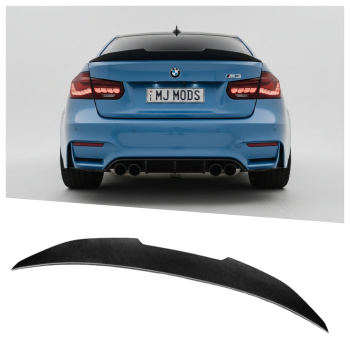Carbon Fibre Rear Boot Spoiler for BMW【F30 3 Serie F80 M3】【PSM Style】