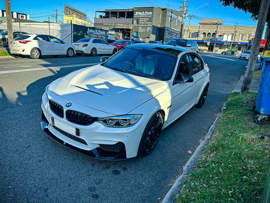 ABS Glossy Black Front Bumper Lip for BMW【F80 M3 & F82 F83 M4】【MP Style】