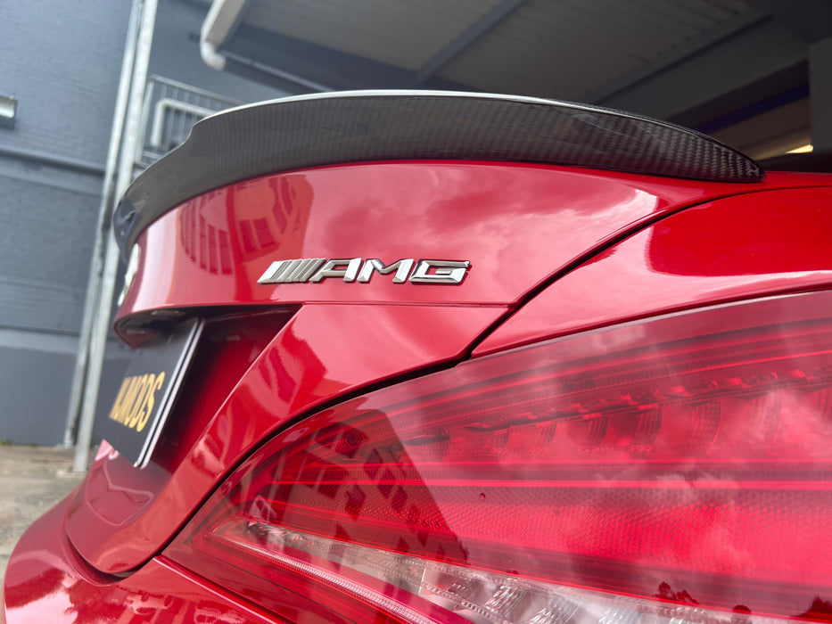 Carbon Fibre Rear Trunk Boot Spoiler for Mercedes-Benz CLA Class【C117 Coupe/Sedan】13-19【FD Style】