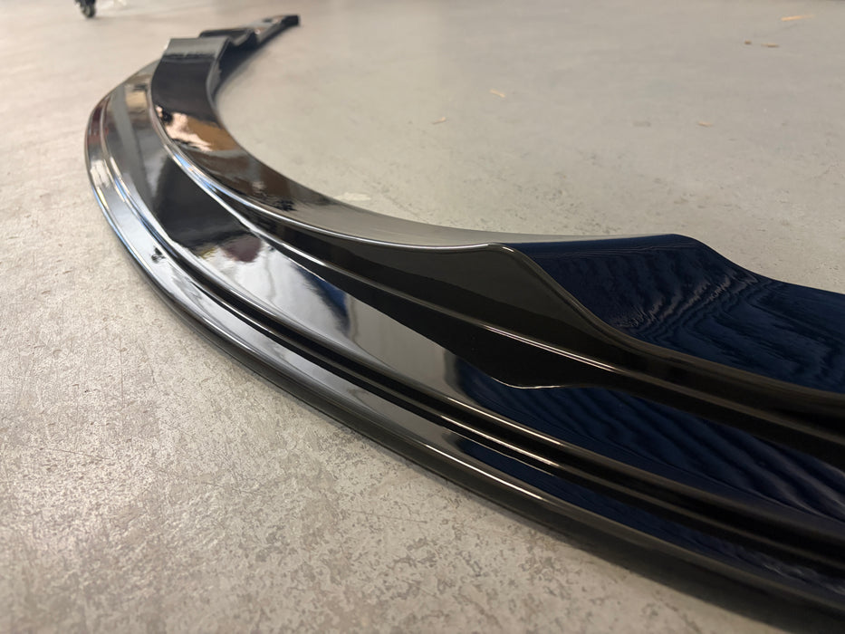 ABS Gloss Black Front Bumper Lip For BMW【E90 E92 E93 M3】GTS Style