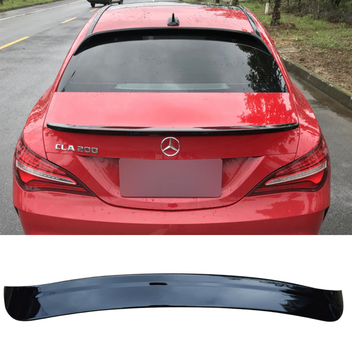 ABS Glossy Black Roof Wing Spoiler fit for Mercedes-Benz CLA Class【C117 Coupe/Sedan】13-19