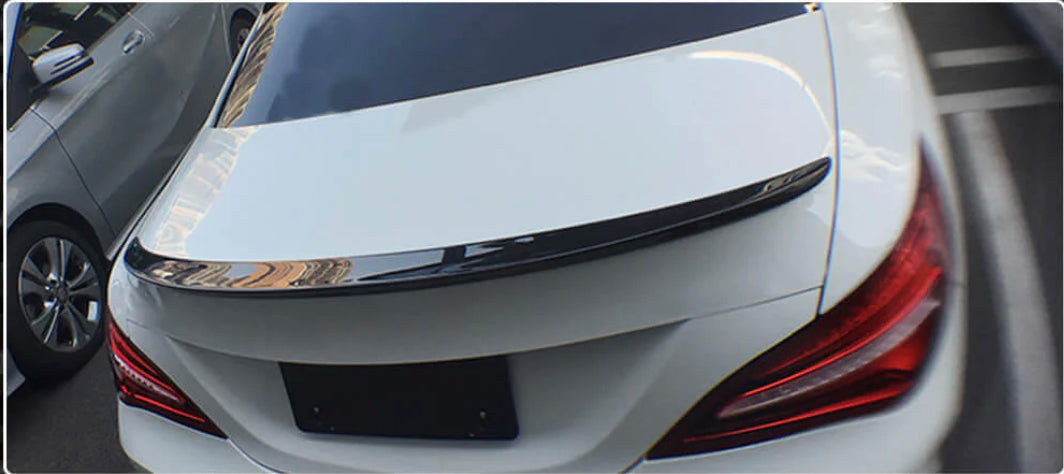 ABS Glossy Black Rear Boot Spoiler fit for Mercedes-Benz CLA Class【C117 Coupe/Sedan】13-19 【AMG Style】
