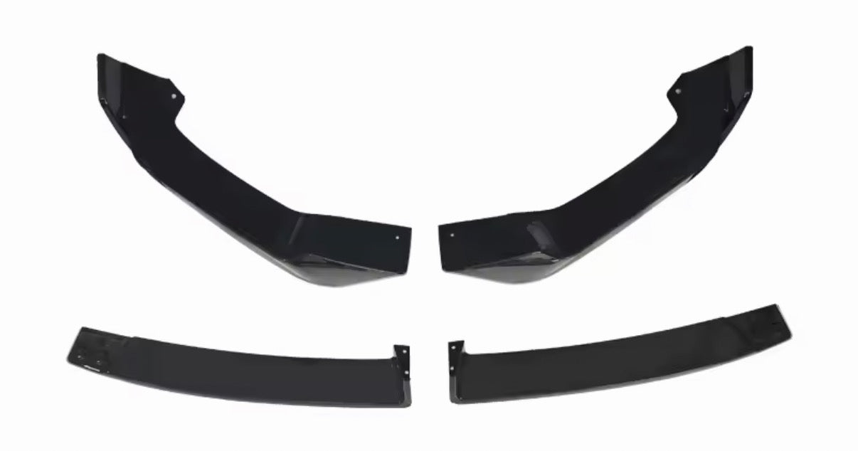 G05 X5 LCI Gloss Black Front Lip Splitter