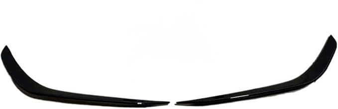 CLA45S AMG C118 Front Bumper Canards Lip Kit Gloss Black OEM Fit Separate Pieces