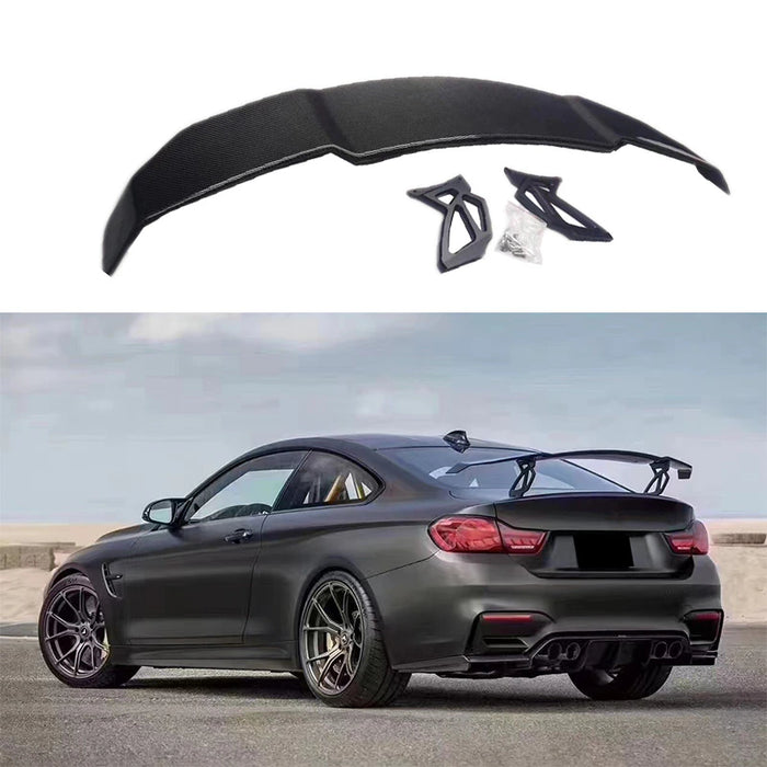 Painted Gloss Black GT Wing Boot Trunk Spoiler Universally Fit For F80 F82 F87 F32 F30 M4 435i Coupes 【V style】