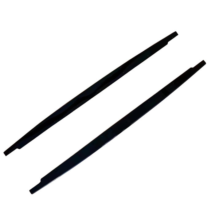 Gloss Black Side Skirt Extensions | Fits BMW E90 E92 M3 & 3 Series (2005–2011) | Universal Fit Aero Lip Kit