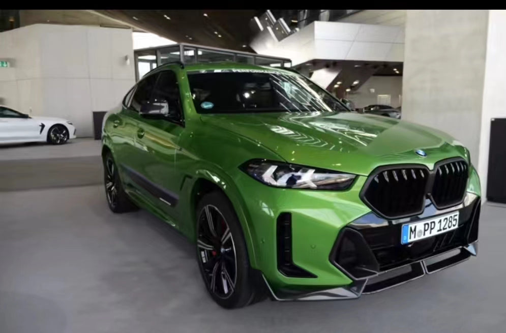 G06 X6 LCI Gloss Black Front Lip