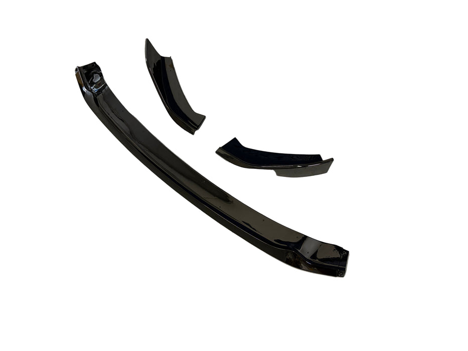 ABS GLOSSY BLACK FRONT BUMPER LIP fit for BMW 1 Series【F40 118i M Sport 128ti M135i 】2019+【MP】