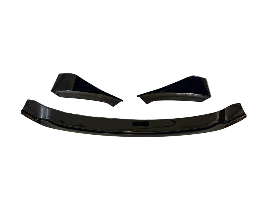 ABS GLOSSY BLACK FRONT BUMPER LIP fit for BMW 1 Series【F40 118i M Sport 128ti M135i 】2019+【MP】