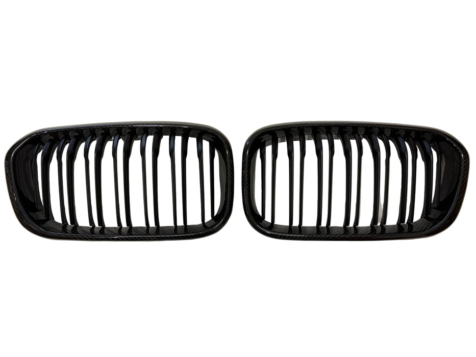 Carbon Fibre Matte Front Grille for BMW 1 Series【F20 M140/M135 125/120/118】【2015-2019】LCI/LCI-2