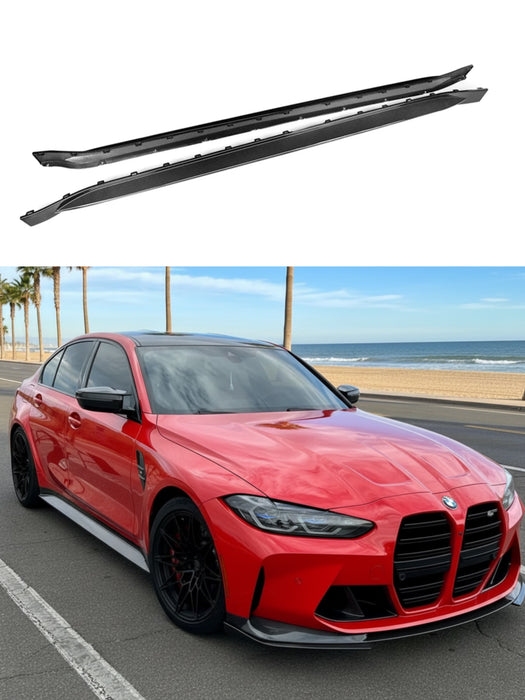 Dry Carbon Fibre Side Skirts for BMW【M3 G80 G81】【OG】