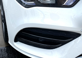 ABS Gloss Black Front Bumper Vent Trim Canards Fins Covers For Mercedes Benz CLA Class Pre-Facelift【C118 CLA200 CLA 250 CLA35 AMG】2019 -2022