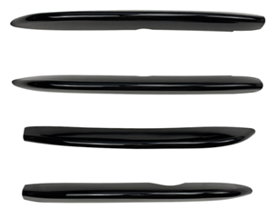 ABS Gloss Black Front Bumper Vent Trim Canards Fins Covers For Mercedes Benz CLA Class Pre-Facelift【C118 CLA200 CLA 250 CLA35 AMG】2019 -2022