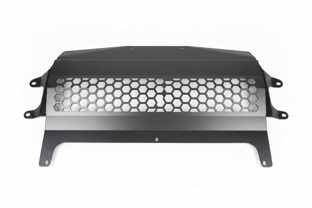 F80 F82 F83 M3 M4 Oil Cooler Under Guard Honeycomb Mesh Skid Tray Black Aluminium 2013-2019