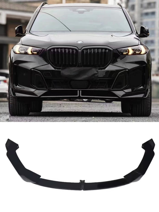 G05 X5 LCI Gloss Black Front Lip Splitter