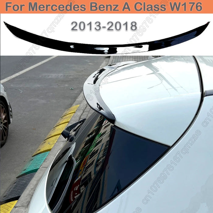 ABS Gloss Black Duck Lip Spoiler for Mercedes-Benz A Class【W176 A45 AMG & A180/200/250】
