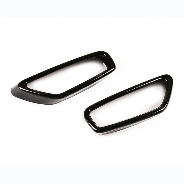 BMW 5 Series G30 G38 Gloss Black Stainless Steel Exhaust Tailpipe Cover – 2017–2023