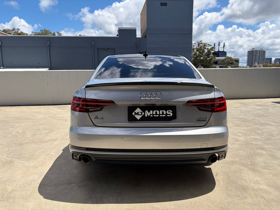 Gloss Black Spoiler For Audi A4 S4 B9 B9.5 Sedan 2017 - 2024 S4 Style