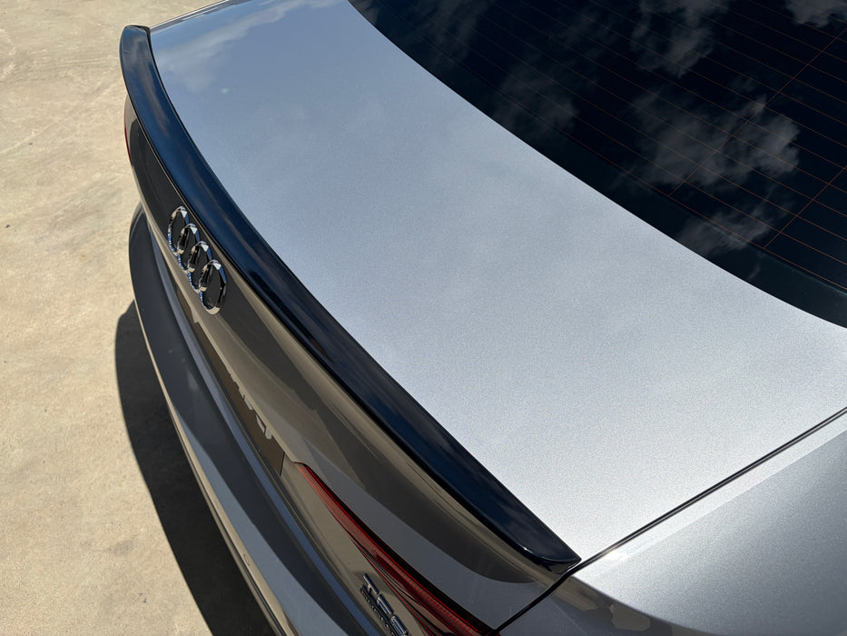 Gloss Black Spoiler For Audi A4 S4 B9 B9.5 Sedan 2017 - 2024 S4 Style