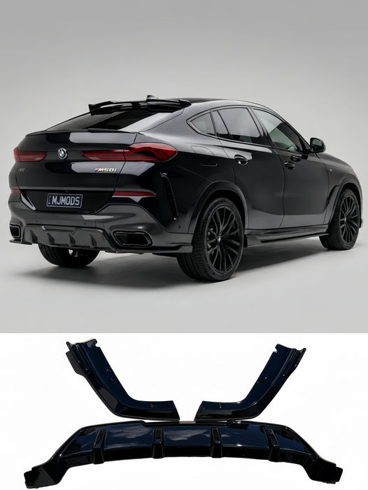 G06 X6 Gloss Black Diffuser And Rear Spats