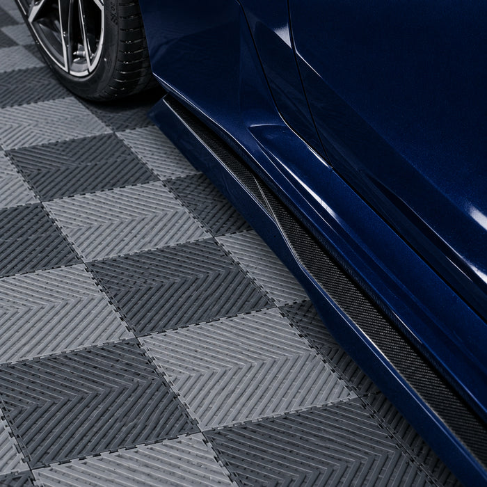 BMW G87 M2 Pre-Preg Dry Carbon Fibre Side Skirts – Full-Length Side Extensions