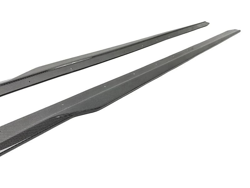 BMW G87 M2 Pre-Preg Dry Carbon Fibre Side Skirts – Full-Length Side Extensions