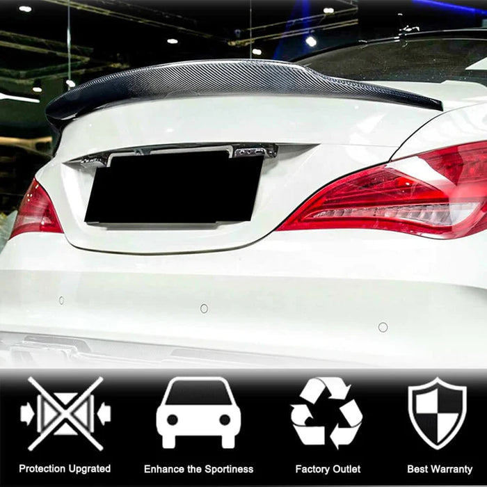 Carbon Fibre Rear Trunk Boot Spoiler for Mercedes-Benz CLA Class【C117 Coupe/Sedan】13-19【PSM Style】