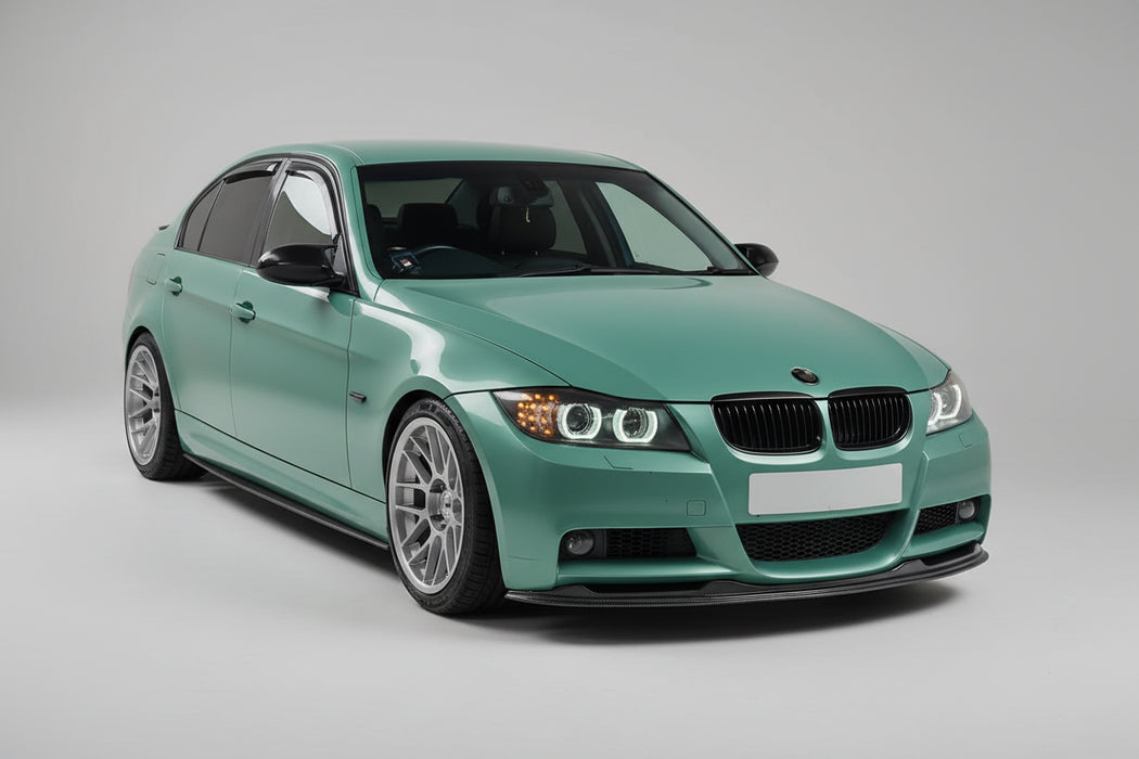 Gloss Black Side Skirt Extensions | Fits BMW E90 E92 M3 & 3 Series (2005–2011) | Universal Fit Aero Lip Kit