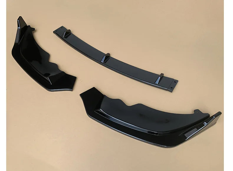 ABS Glossy Black 3 Pieces Front Lip Fit For BMW 2 Series F44 218i 220i ABS Glossy Black 3 Pieces Front Lip Fit For BMW 2 Series F44 218i 220i