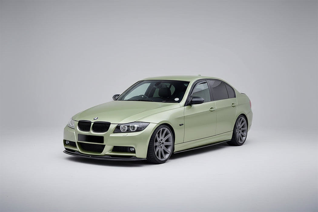 Gloss Black Side Skirt Extensions | Fits BMW E90 E92 M3 & 3 Series (2005–2011) | Universal Fit Aero Lip Kit