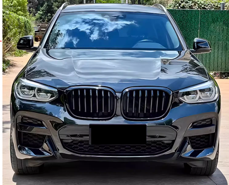 ABS Glossy Black Front Grille for BMW【X3 G01 & X4 G02】【M40i & 20i/20d/30i/30d/30e】PRE LCI 17-21【Single 】