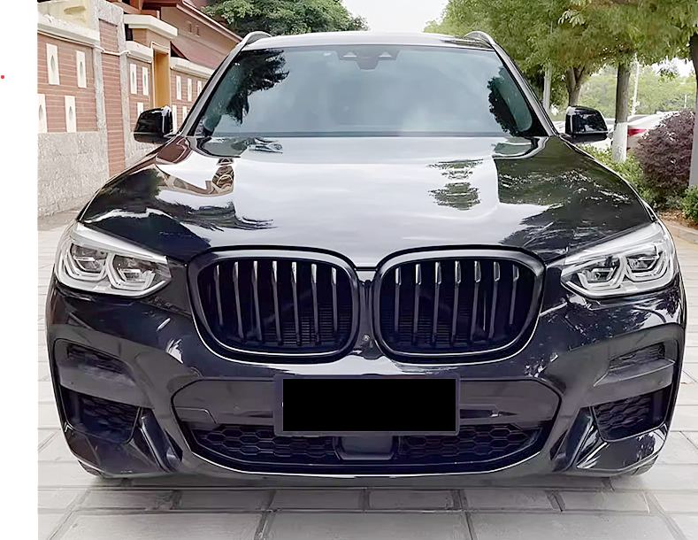 ABS Glossy Black Front Grille for BMW【X3 G01 & X4 G02】【M40i & 20i/20d/30i/30d/30e】PRE LCI 17-21【Single 】