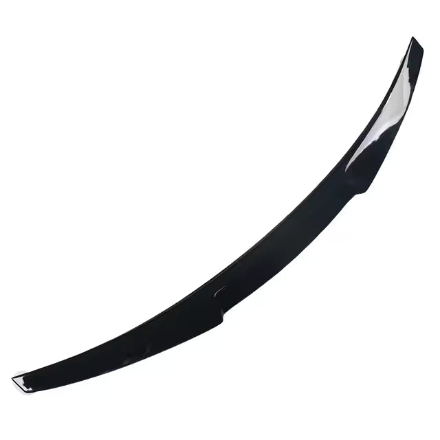 Gloss Black Spoiler For Audi A4 S4 B9 B9.5 Sedan 2017 - 2024 M4 Style