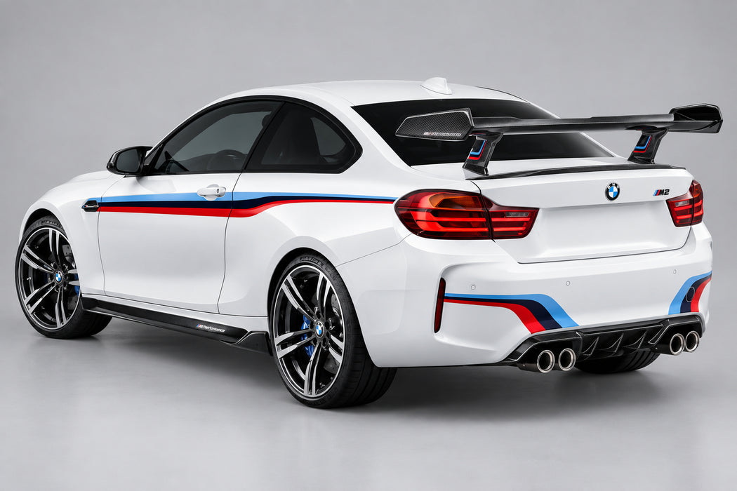 BMW F87 M2 / M2C Carbon Fibre Racing Wing Spoiler – M Performance Style