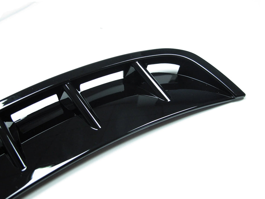 Glossy Black Front Bumper Side Vent Flag Insert Trim Canard for Mercedes-Benz A Class【W177 V177 2018+】【A35 AMG & A180/200/250 AMG Package】