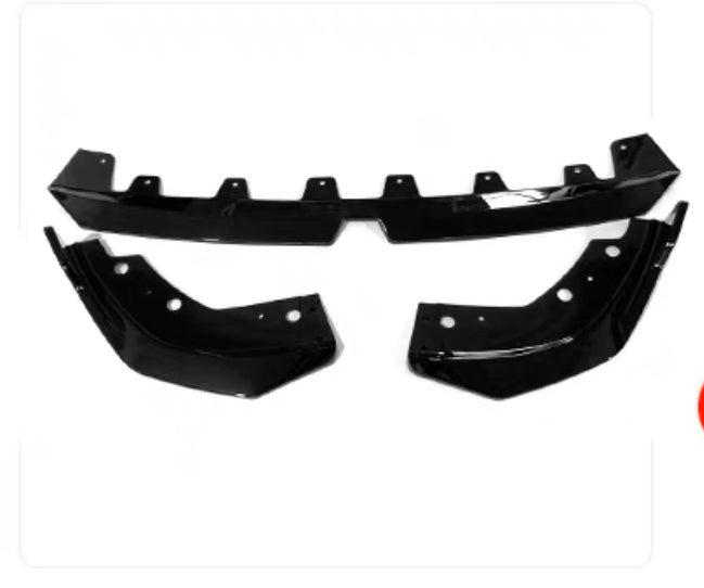 ABS GLOSSY BLACK FRONT BUMPER LIP fit for BMW【G20/G21 LCI M340 330 320 M Sport】【G20 LCI MP】