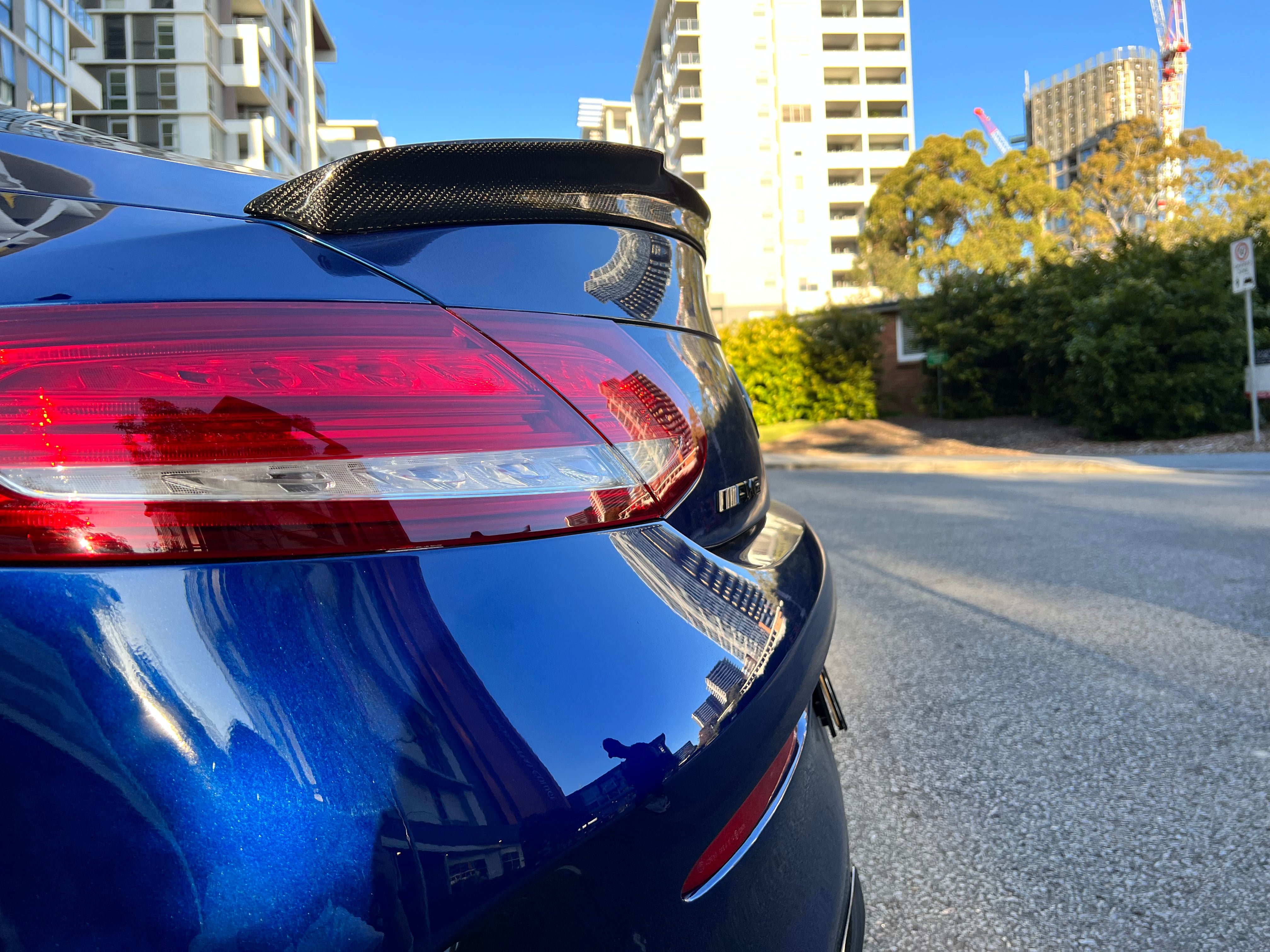 C63S Coupe Final Edition Carbon Fibre Rear Bumper Spoiler for MERCEDES ...