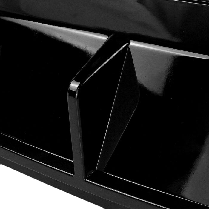 Audi A3 8V S-Line Sedan Gloss Black Rear Bumper Diffuser (2017–2020) – RS3 Style